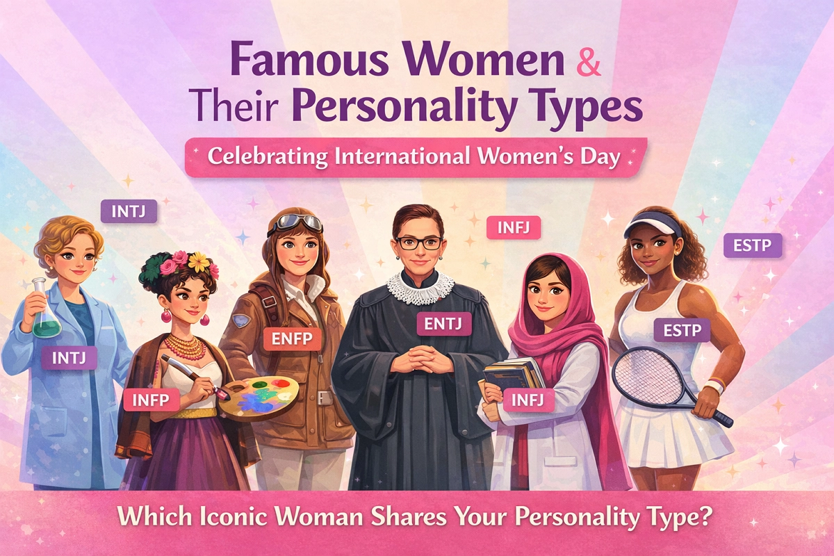 International Women's Day 2026: Famous Women and Their Personality Types